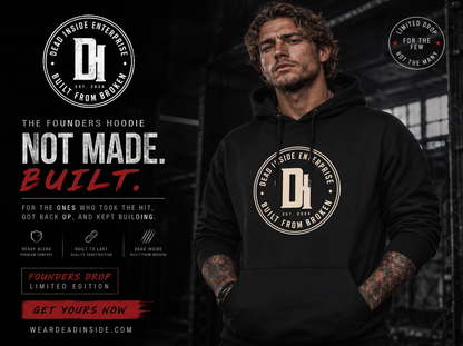 The Day One Hoodie — Dead Inside Enterprise badge