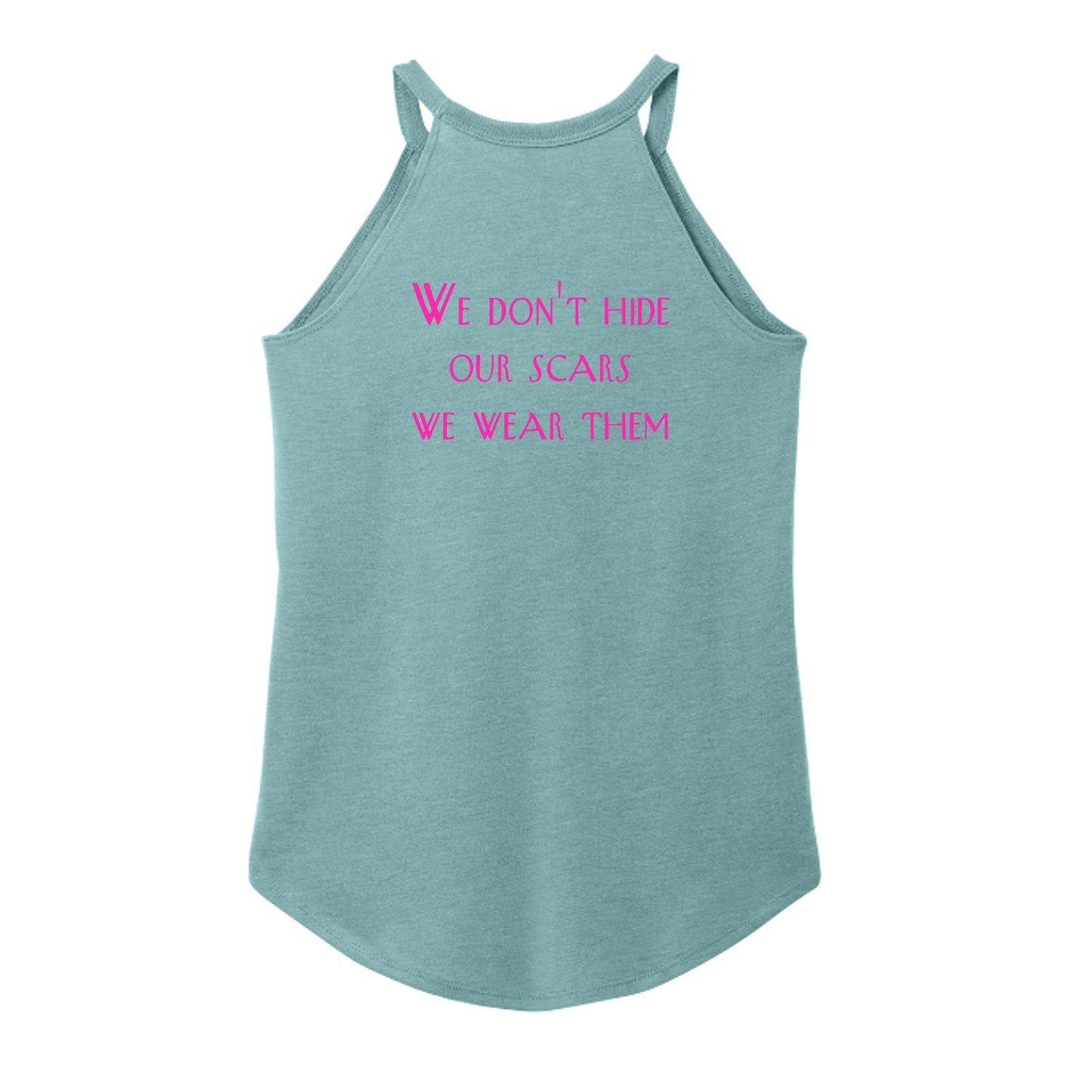 Heathered Eucalyptus Blue - DT137L - BACK