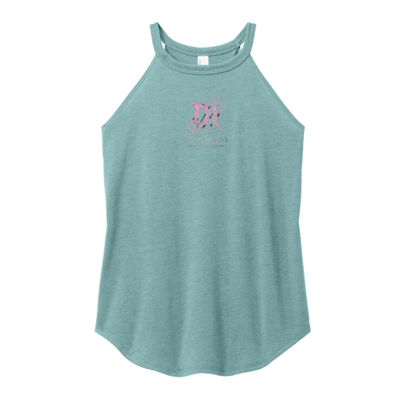 Heathered Eucalyptus Blue - DT137L - FRONT