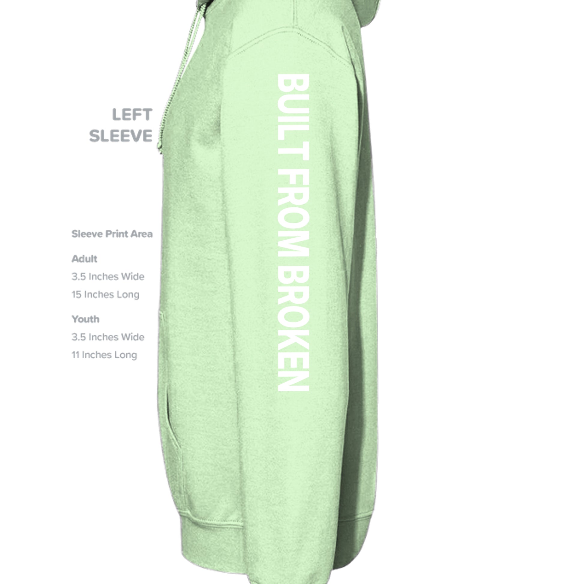 Mint Green - G185 - SLEEVE_LEFT