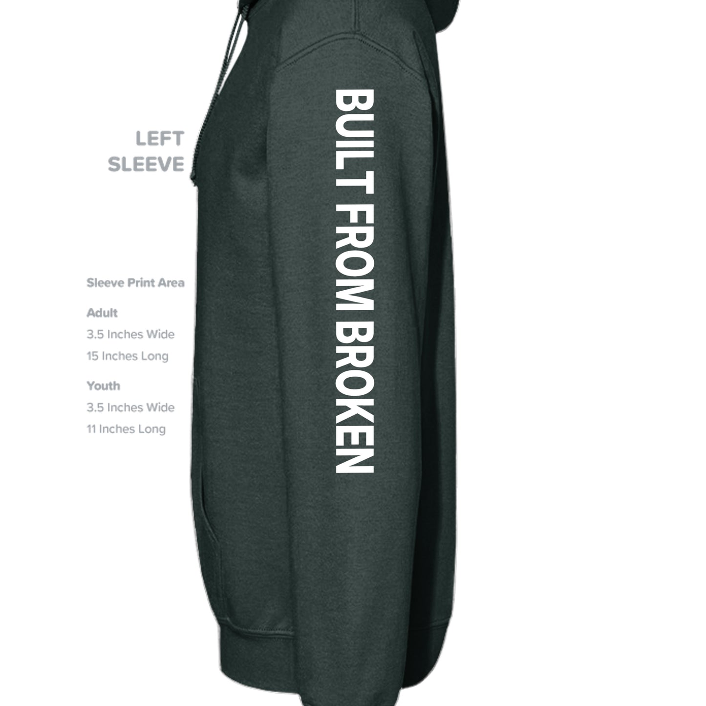 FOREST GREEN - G185 - SLEEVE_LEFT