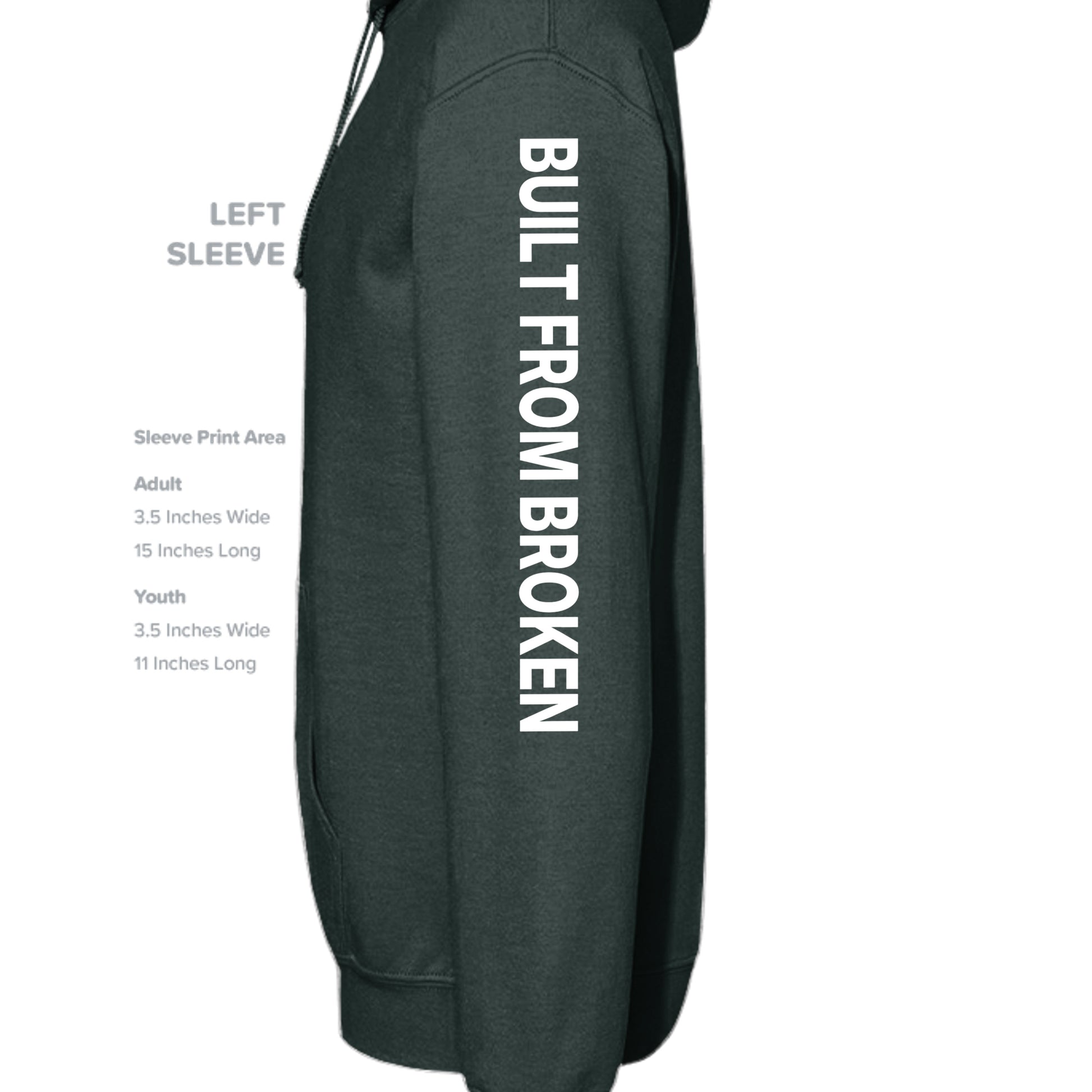 FOREST GREEN - G185 - SLEEVE_LEFT