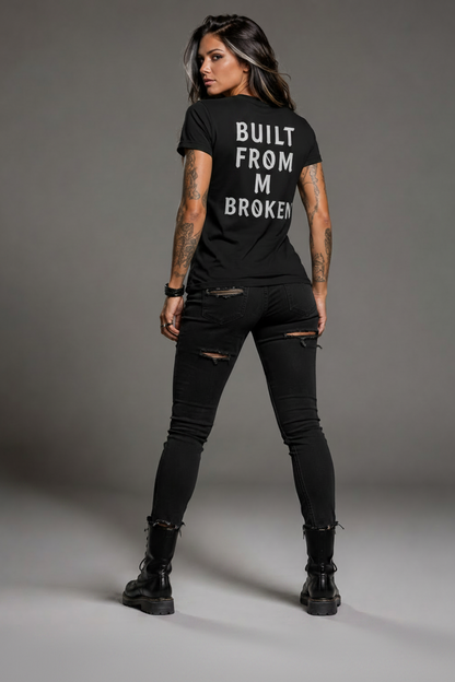 WOMANS BUILT FROM BROKEN